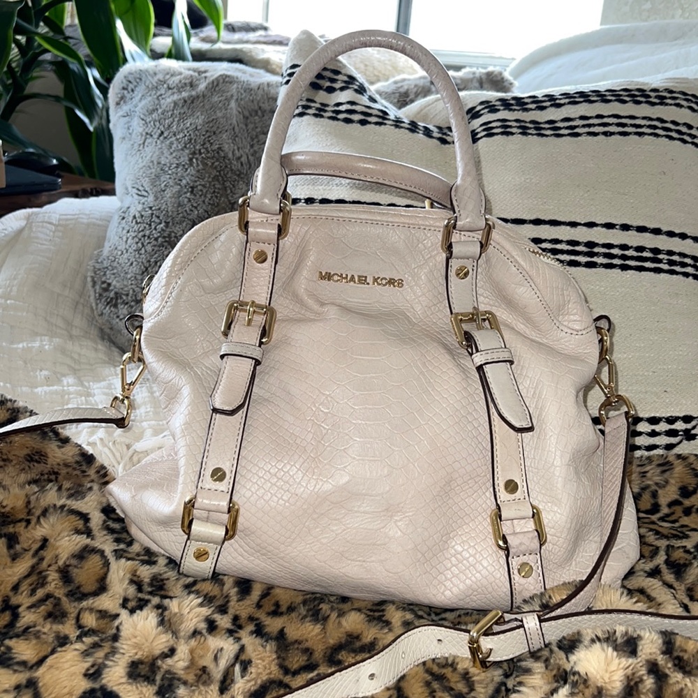 Michael Kors croc leather bag